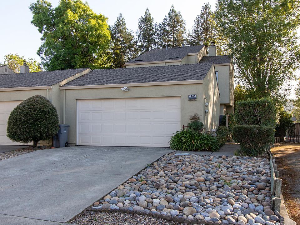 Front drive and two car garage.