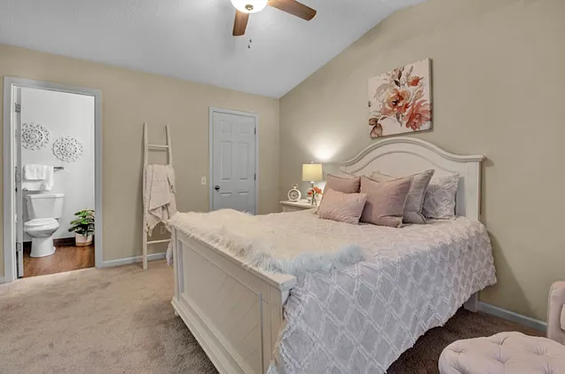 Master Bedroom Suite with Walk-In Closet & Full Bath