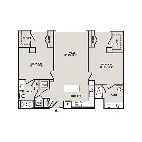Floor plan Rock Creek Penthouse