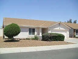 Low maintenance desert landscaping front