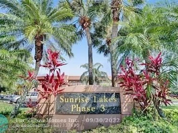 Sunrise Lakes Phase - Sunrise FL Real Estate - 31 Homes For Sale | Zillow