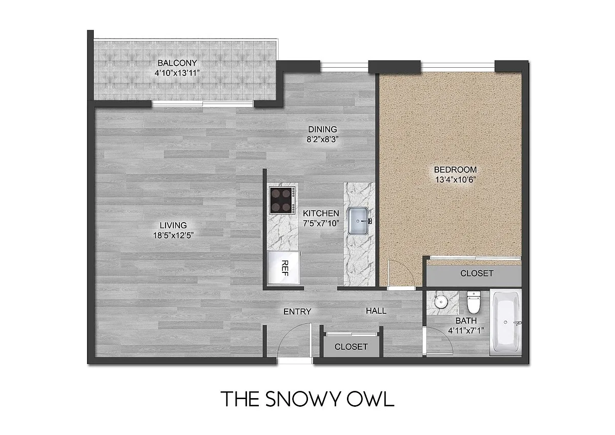Floor plan The Snowy Owl