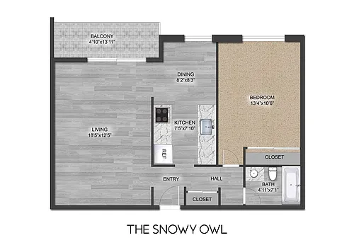 Floor plan The Snowy Owl