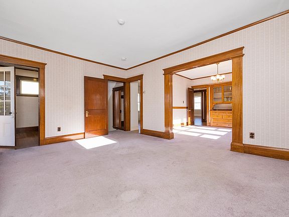 Carpets have been replaced with new hardwood.