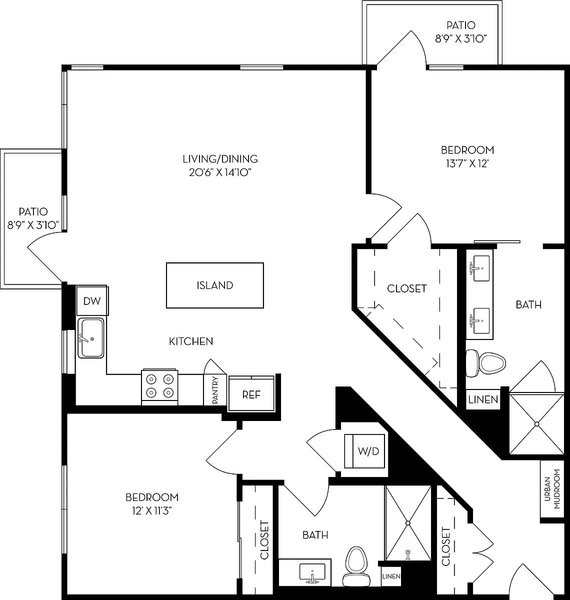 Floor plan 2H