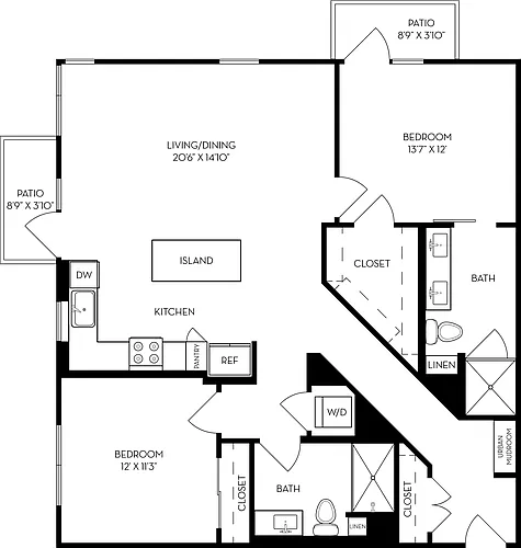 Floor plan 2H