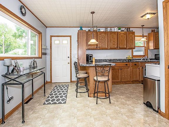 Updated kitchen to back yard