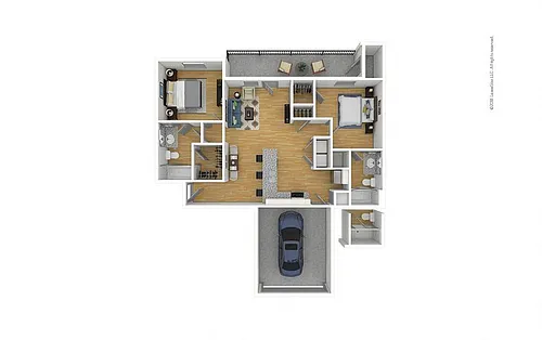 Floor plan The Pecan 2.0