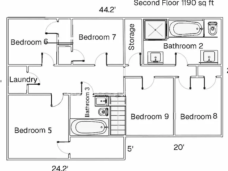 2nd Level Floorplan