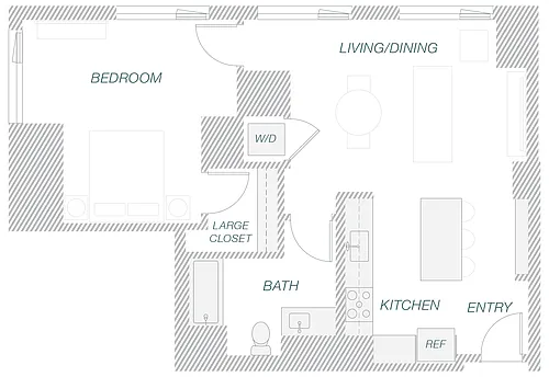Floor plan 1-1A