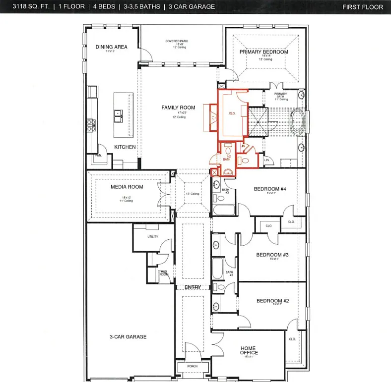 4 bed, 3223 sqft, $3,450 — Photo 4