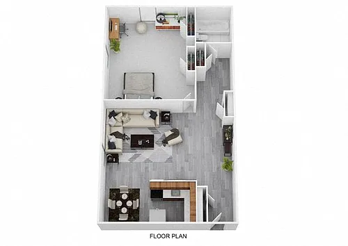 Floor plan 1 Bedroom