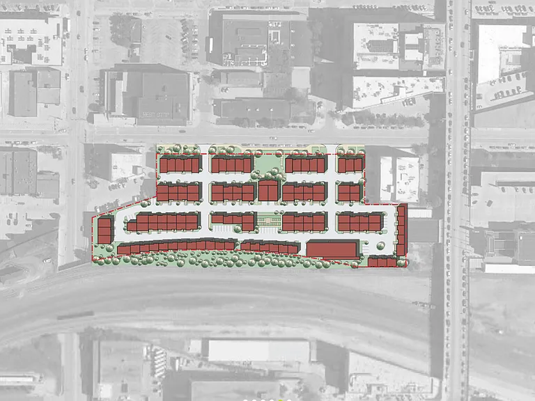 This is the arial view of the entire SOMA development