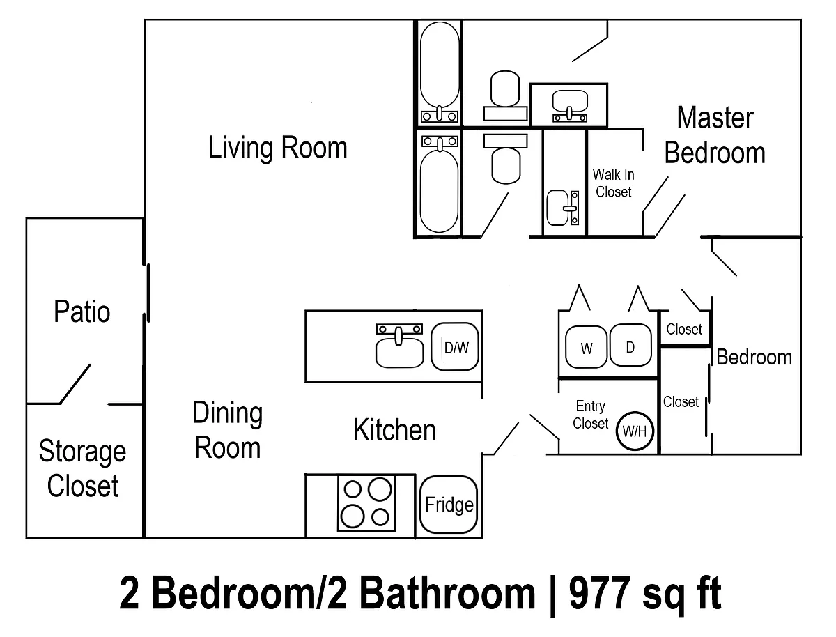Floor plan 2X2