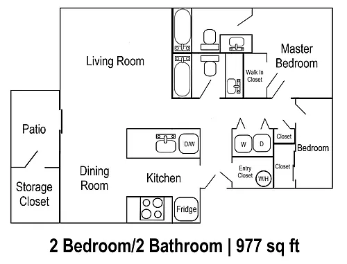 Floor plan 2X2