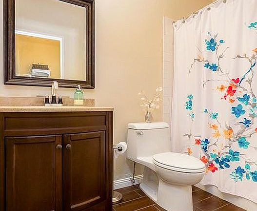 Full bath on first floor