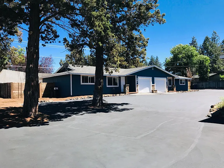 Street view of the front of house