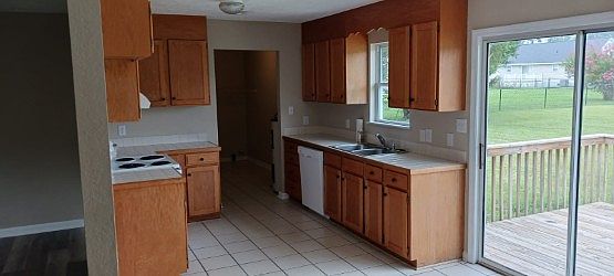 Kitchen with deck access