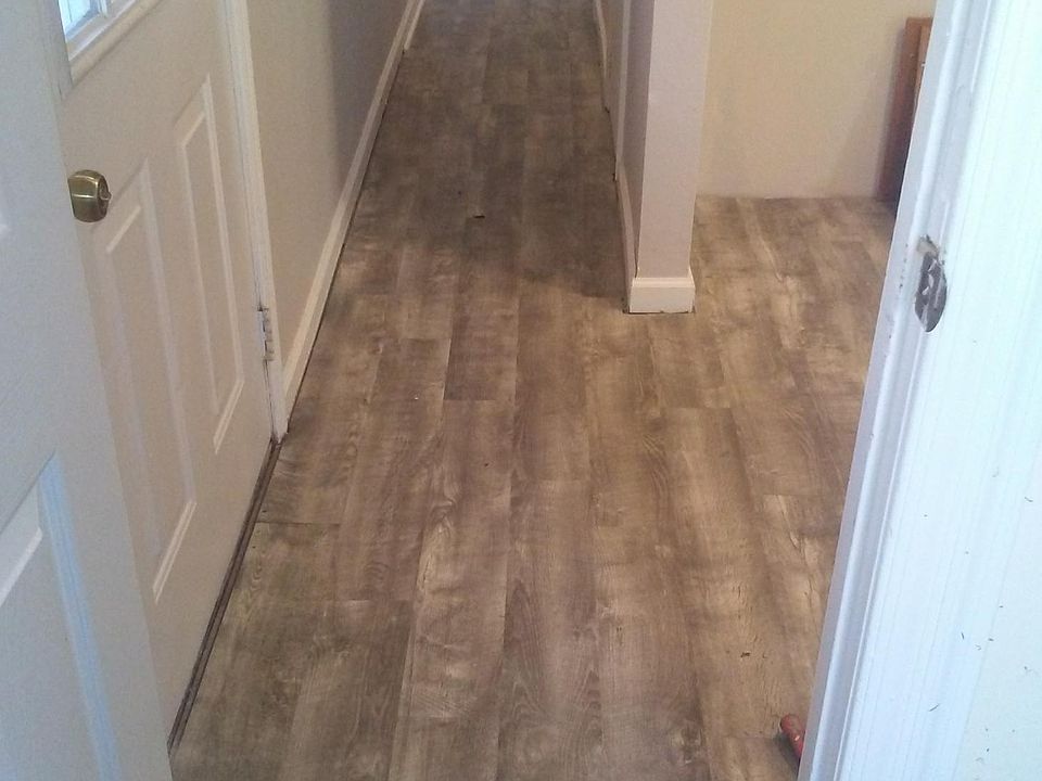 Hall from front door to kitchen