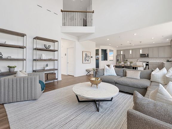 Elegant Two-Story Gathering Room