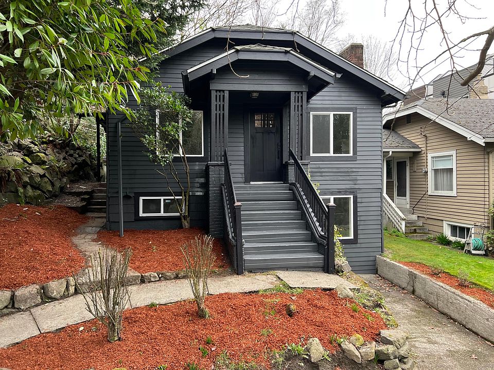 Exterior view. Front door is your entrance.