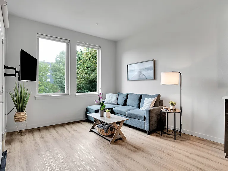 The 72nd Apartments | Studio Living Area