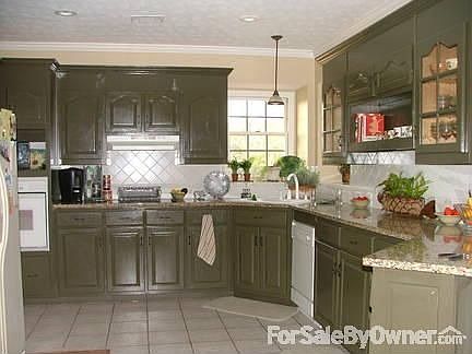Tons of cabinets and storage!