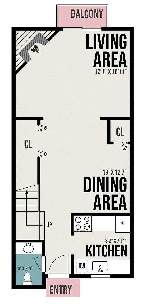 Floor plan 2 Bedroom