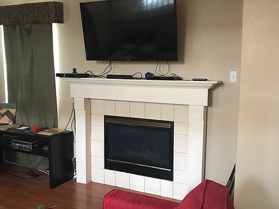 Fireplace recently serviced 