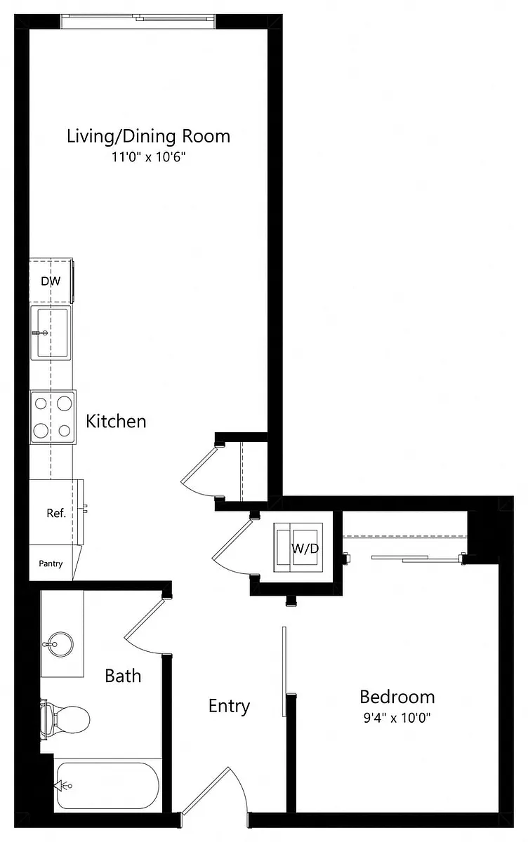 Floor plan U6