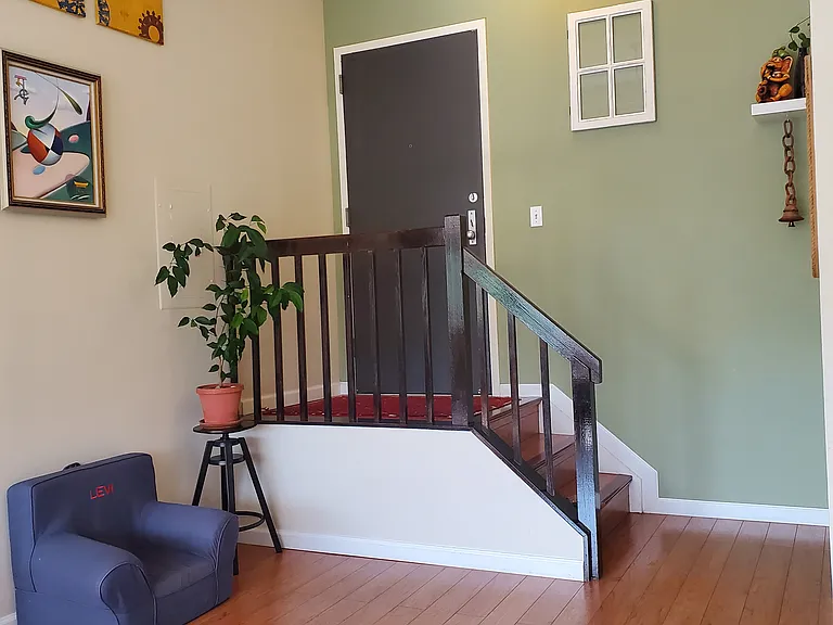 Entry door into the house