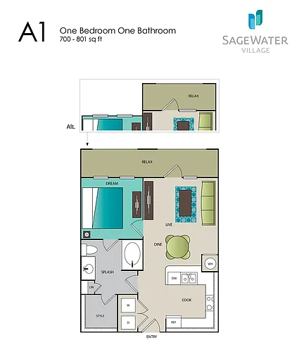 Floor plan A1