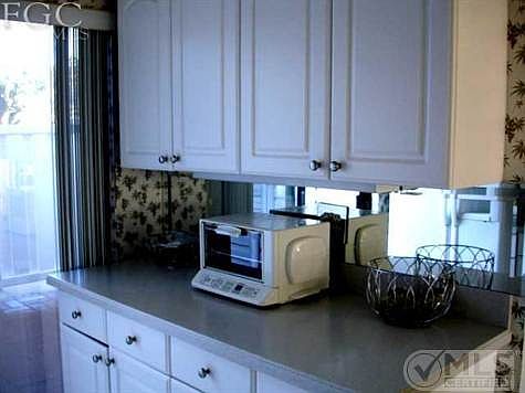 Added counter & cabinets.