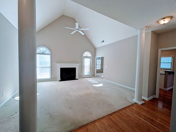 Family Room with view to Kitchen and Dining Room