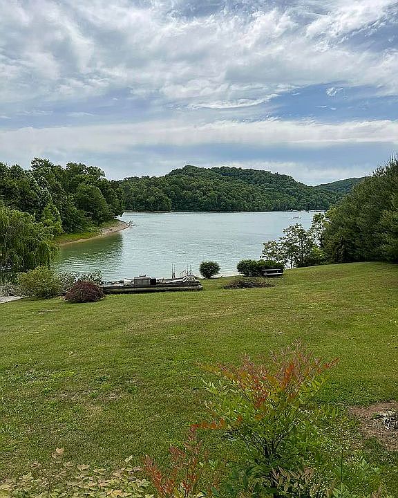 Mostly level lakefront lot