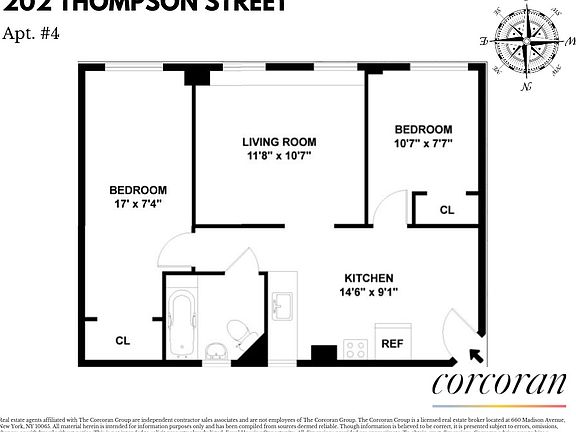 3rd image of 202 Thompson St APT 4