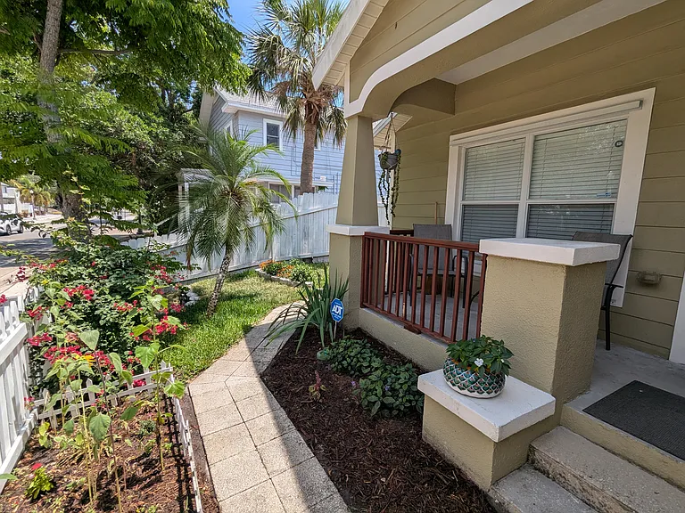 Front Exterior with Fenced Yard