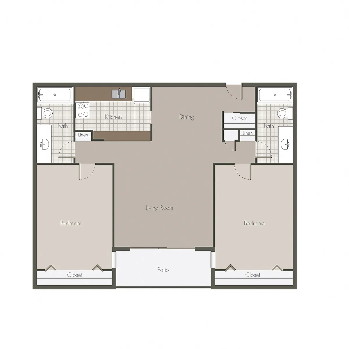 Floor plan The Kalahari