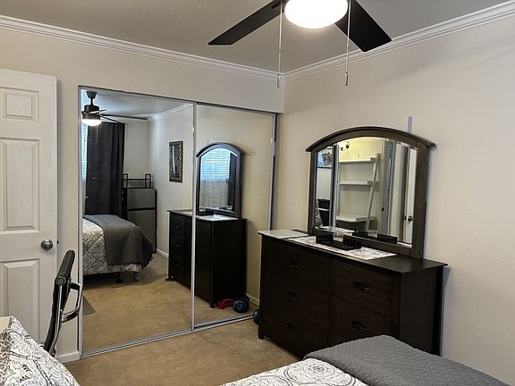 Closet doors and dresser