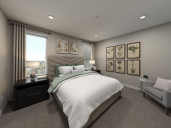 Sunset floorplan interior image rendering at a Meritage Homes Community in Eagle Mountain, UT.