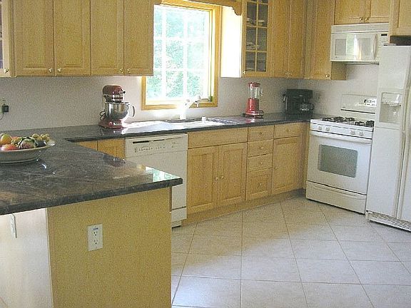 Kitchen with granite
