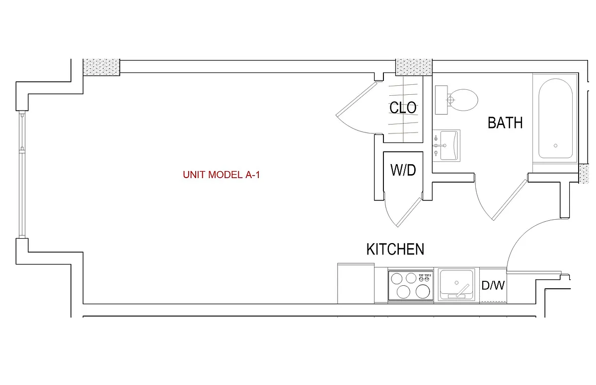 Floor plan Model A-1