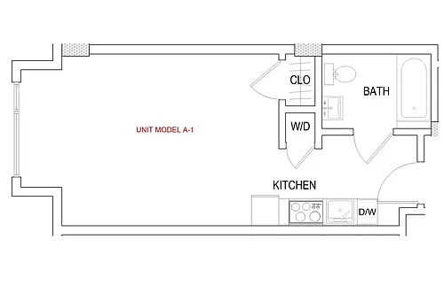 Floor plan Model A-1