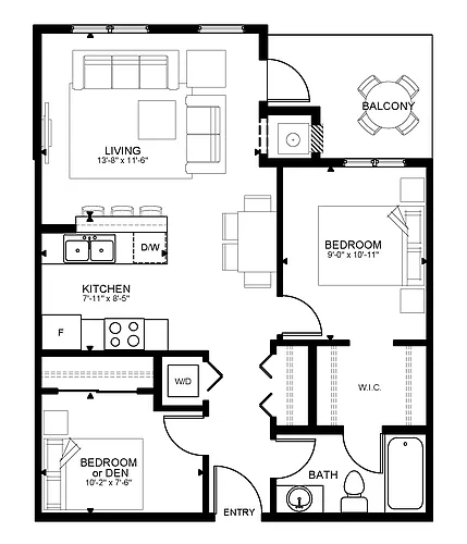 Floor plan 304