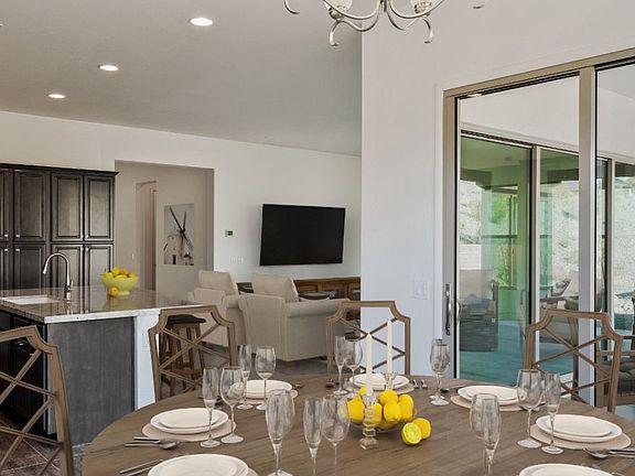 Virtually Rendered Dining Room