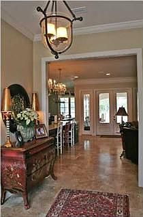 Welcoming foyer and view thru the house