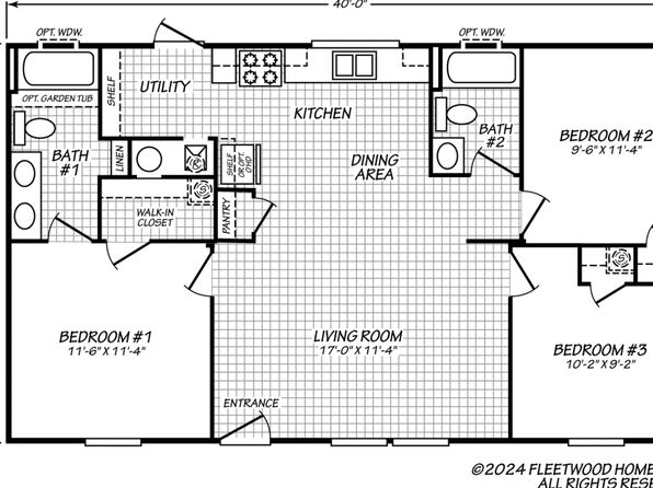 3 Bed 2 Bath Home - The Egret Plan, Oakstead, Pensacola, FL property image