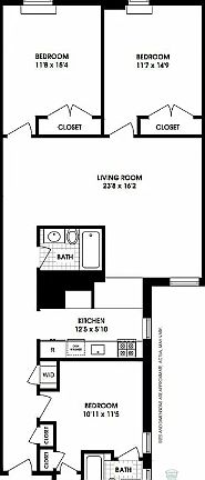 2nd image of 76 W 86th St APT 5A