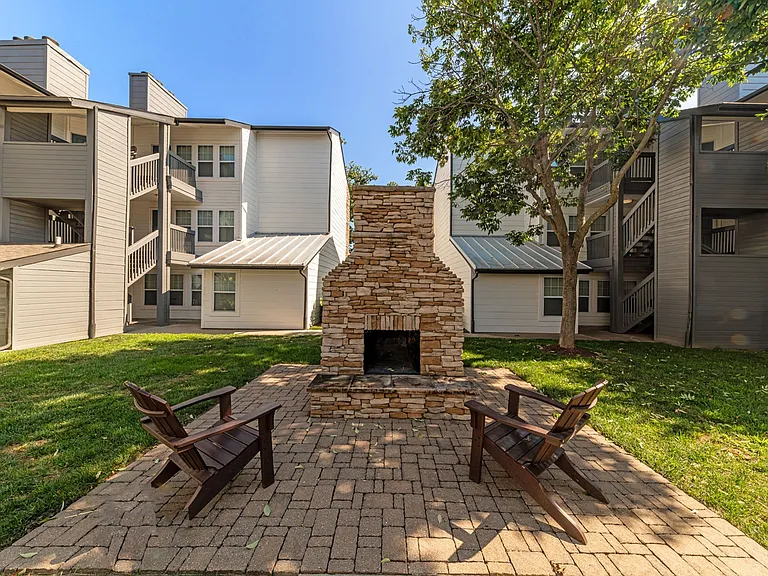 Firepit lounge area