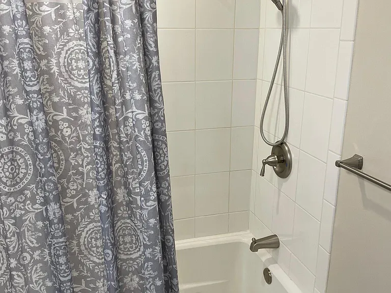 Jetted tub and shower combo